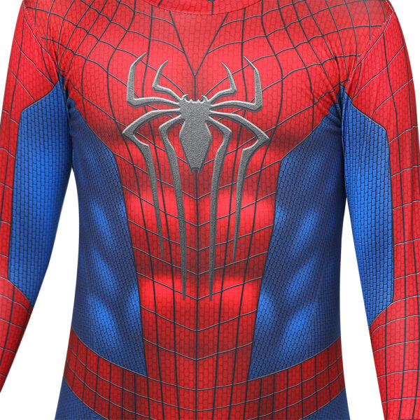MARVEL Spider-Man 4 Halloween Costume Jumpsuit with Gloves and Detachable Mask