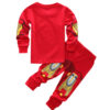 LEMONBABY Marvel Iron Man Costume Boys Superhero Cotton Sleepwear Pjs Pants Pajamas Set,Size 2-8Years